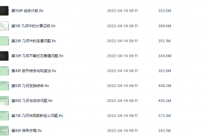 学而思 徐德直初三暑数学目标班(全国)