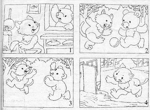 38. 二年级看图写话五要素法，二年级看图写话的五幅图插图1