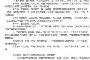 初中语文学生学习方法，初中语文学好的方法和技巧