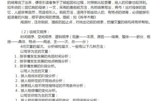 初中语文学习方法中考网,初中语文方法和技巧