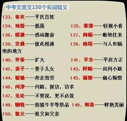 初中语文文言文阅读学习方法,初中语文文言文的阅读解题技巧插图 初中语文文言文阅读学习方法,初中语文文言文的阅读解题技巧插图